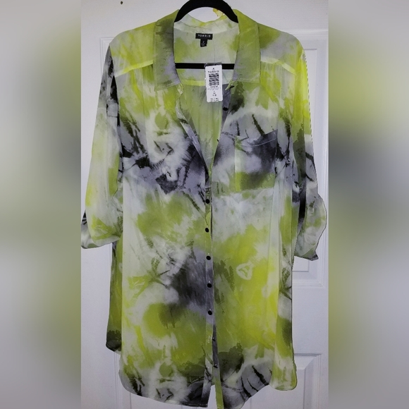 torrid Tops - Torrid Long Blouse 2x
